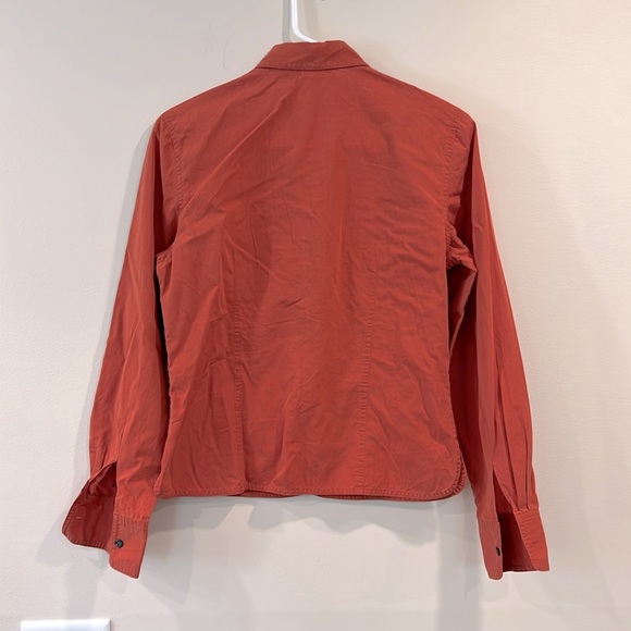 🔥Armani Exchange Burned Orange Button-Up Shirt🔥 - Picture 2 of 5